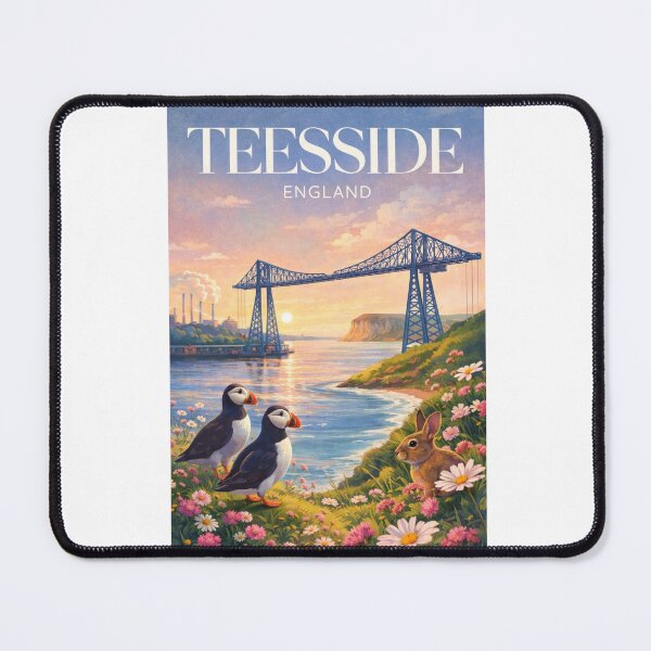 Item preview, Teesside Transporter Bridge Sunset River Tees North East England designed and sold by Aryabek.