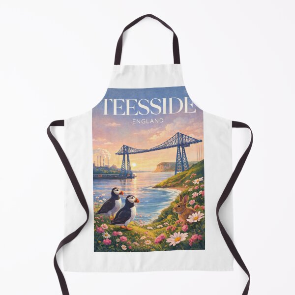 Item preview, Teesside Transporter Bridge Sunset River Tees North East England designed and sold by Aryabek.