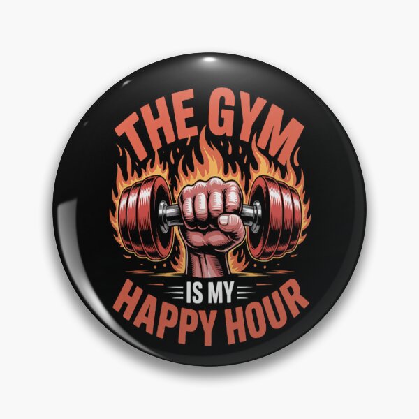 Item preview, Embrace The Fire The Gym Is My Happy Hour designed and sold by HaiharryCartoon.