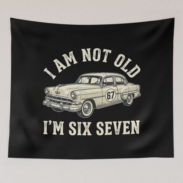 Item preview, I Am Not Old I Am 67 for Fathers Day designed and sold by OlakunleOloroz.