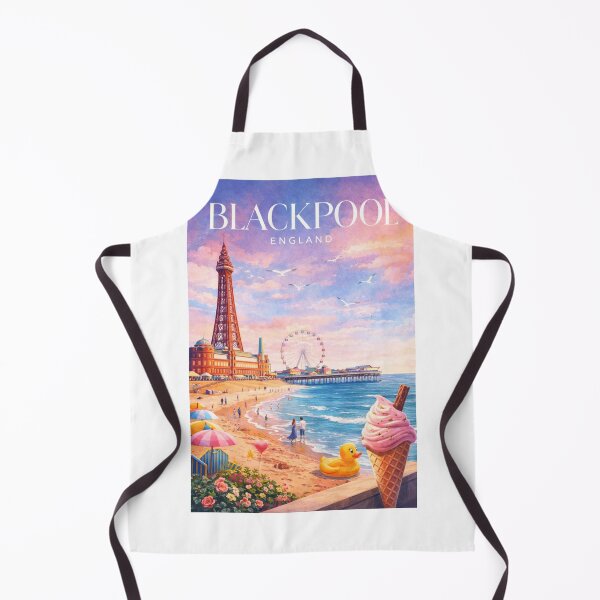 Item preview, Blackpool Tower Promenade Central Pier Fylde Coast Lancashire England designed and sold by Aryabek.
