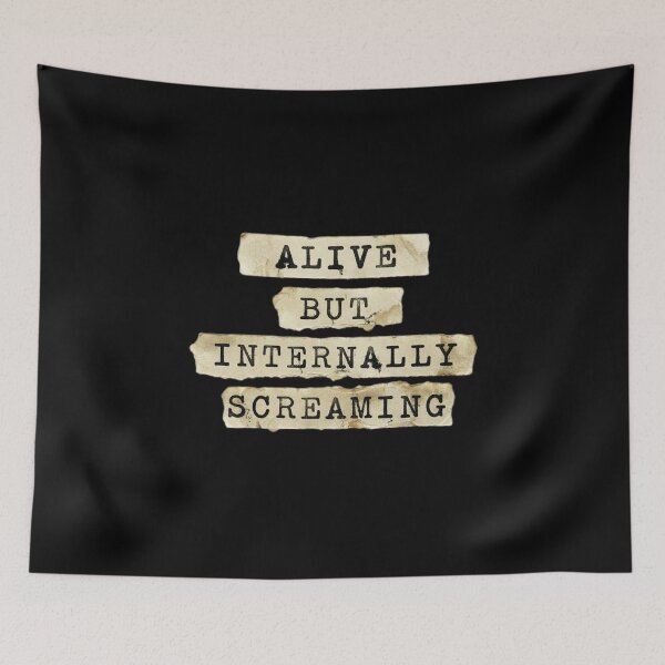 Item preview, Alive but internally screaming designed and sold by 989-.