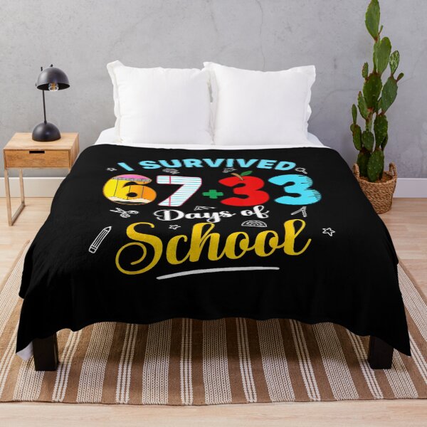 Item preview, I Survived 100 Days of School Funny Kids Milestone designed and sold by gladysenglish.