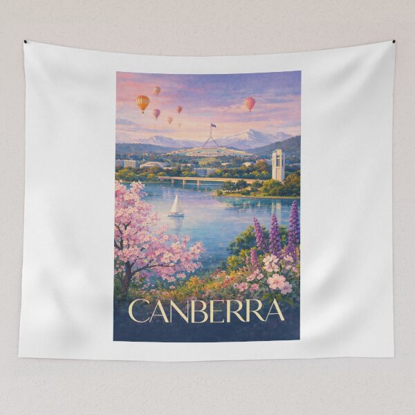Item preview, Canberra Lake Burley Griffin Parliament House Australian Capital Territory designed and sold by Aryabek.