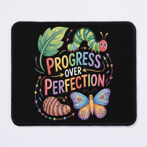 Item preview, Embrace The Journey Progress Over Perfection designed and sold by HaiharryCartoon.
