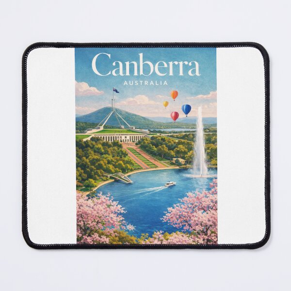 Item preview, Canberra Lake Burley Griffin Parliament Triangle Australian Capital Territory designed and sold by Aryabek.