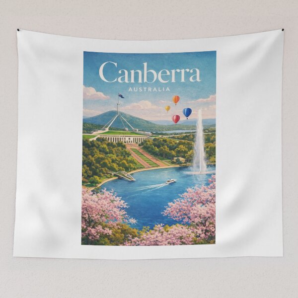 Item preview,  Canberra Lake Burley Griffin Parliament Triangle Australian Capital Territory designed and sold by Aryabek.
