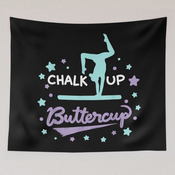 Item preview, Chalk Up Buttercup Funny Girls Gymnastics Gymnast Joke Tee designed and sold by JoyJRamos.