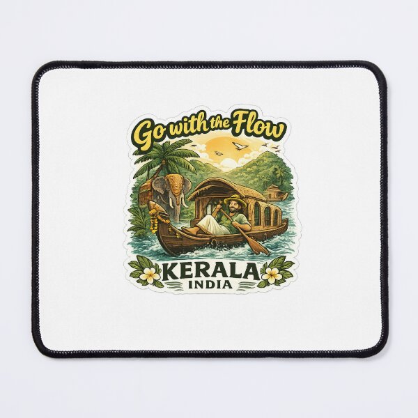 Item preview, Kerala Backwaters Alleppey Vembanad Lake Houseboat South India designed and sold by Aryabek.