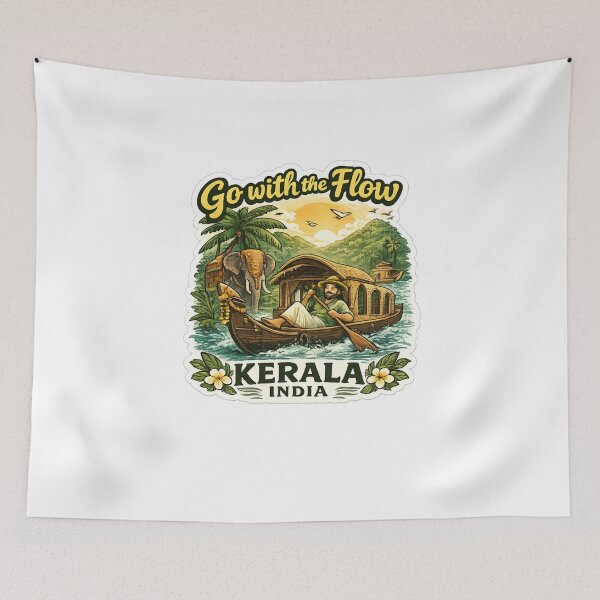 Item preview, Kerala Backwaters Alleppey Vembanad Lake Houseboat South India designed and sold by Aryabek.