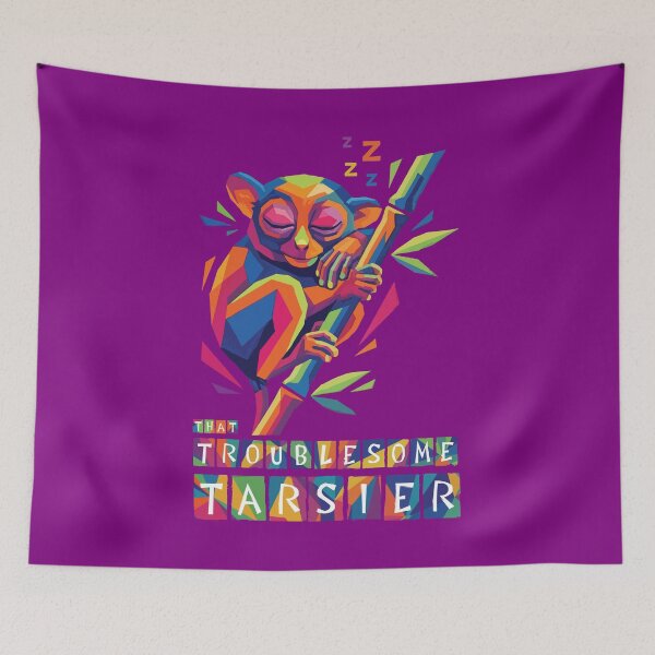 Item preview, ThatTroublesomeTarsier - Sleeping designed and sold by Tee-se Me More.