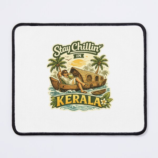 Item preview, Stay Chillin in Kerala Backwaters Houseboat Tropical Sunset India designed and sold by Aryabek.