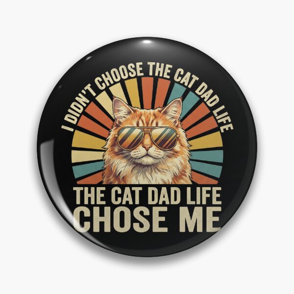 Item preview, I Didnt Choose Cat Dad Life Funny Fur Papa Fathers Day Men designed and sold by OlakunleOloroz.
