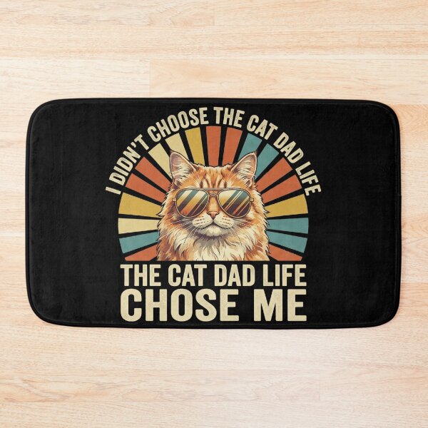 Item preview, I Didnt Choose Cat Dad Life Funny Fur Papa Fathers Day Men designed and sold by OlakunleOloroz.