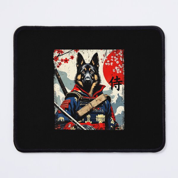 Item preview, Samurai German Shepherd Japanese Ukiyoe Style Warrior Dog designed and sold by titanlevi.