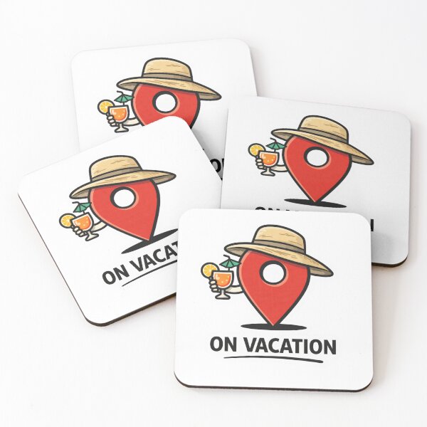 Item preview, On Vacation Travel Pin Funny Holiday Summer Design designed and sold by ZYNORAworld.