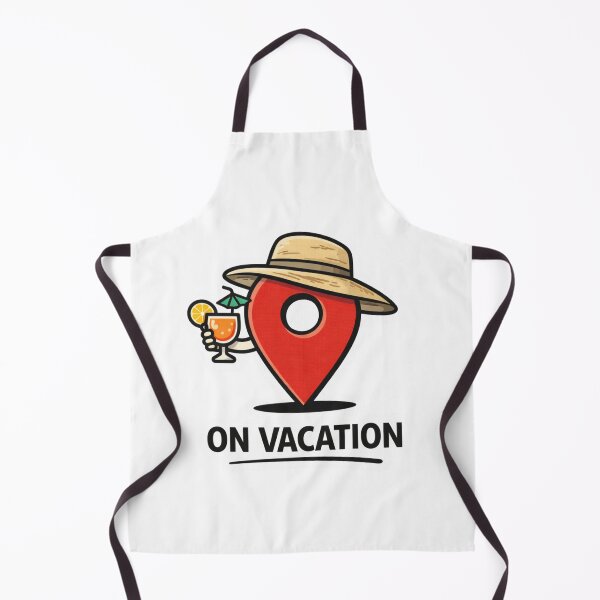 Item preview, On Vacation Travel Pin Funny Holiday Summer Design designed and sold by ZYNORAworld.