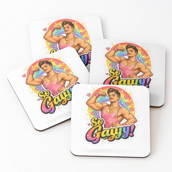 Item preview, So Gayyy Pride Rainbow Strong Pose LGBTQ Confidence designed and sold by Aryabek.