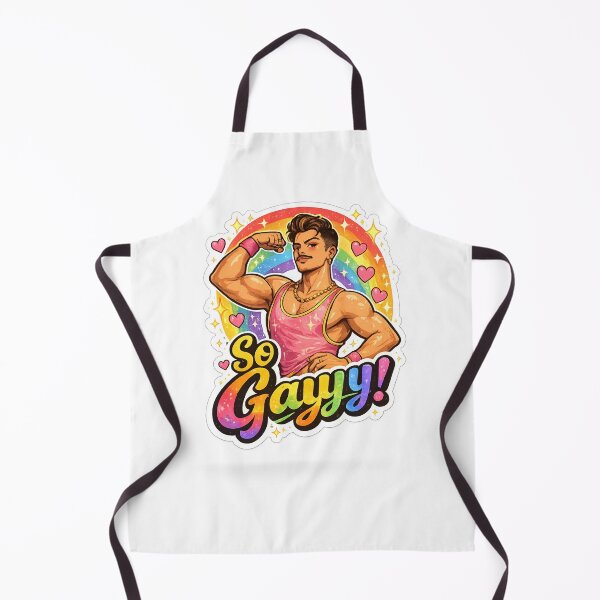 Item preview, So Gayyy Pride Rainbow Strong Pose LGBTQ Confidence designed and sold by Aryabek.