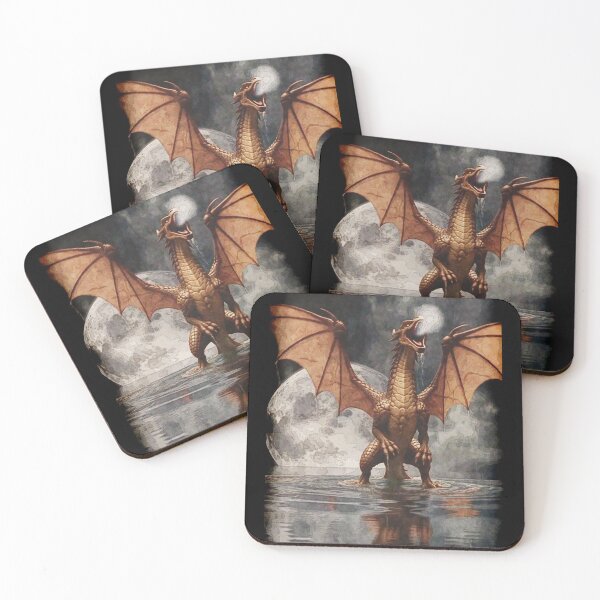 Item preview, A Dragons Moon - Rising Dragon designed and sold by NaturePrints.