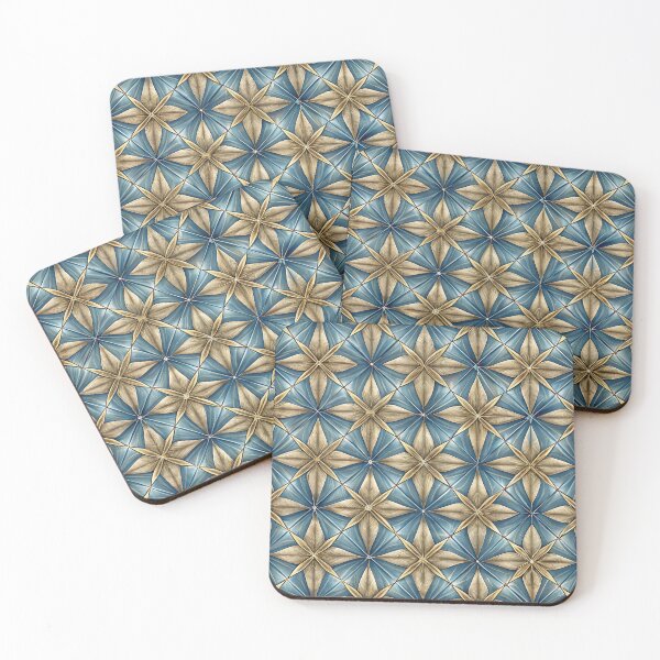 Item preview, Luxury Blue Gold Geometric Seamless Pattern designed and sold by Erik Visnievskij.