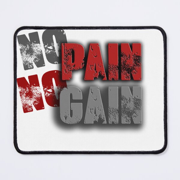 Item preview, No Pain No Gain – Grunge Motivational Typography Design designed and sold by sifashion26.