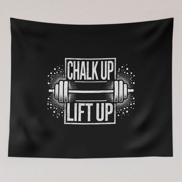 Item preview, Chalk up Lift up - Barbell Bodybuilding designed and sold by JoyJRamos.