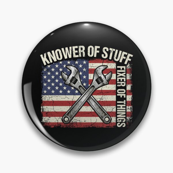Item preview, Knower of Stuff Fixer of Things Men Mechanic Dad Fathers Day designed and sold by OlakunleOloroz.