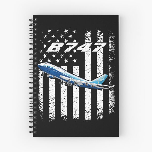 Item preview, B747 Vintage American Flag Aviation designed and sold by Emberglowo.