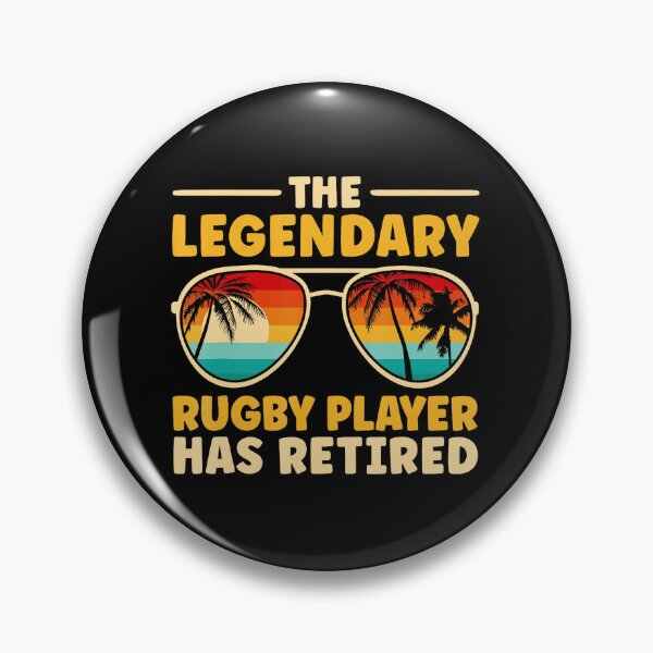 Item preview, The Legendary Rugby Player Has Retired Sunset Vintage designed and sold by GabrieSketcham.