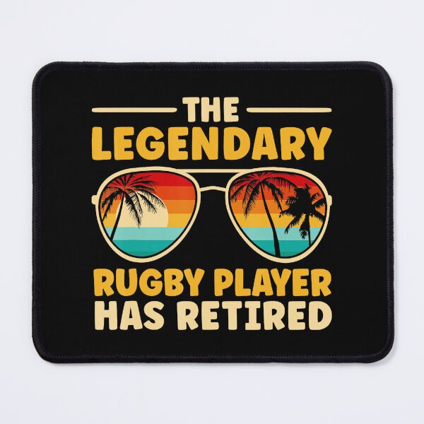 Item preview, The Legendary Rugby Player Has Retired Sunset Vintage designed and sold by GabrieSketcham.
