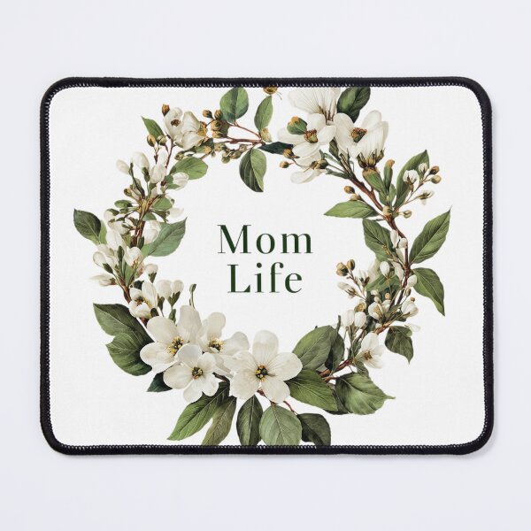 Item preview, Mom Life Botanical Floral Wreath Mother's Day Aesthetic designed and sold by BigStar-Cart.