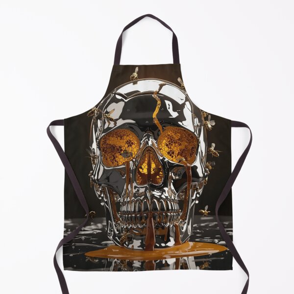 Item preview, Chrome Skull Hive - Golden Swarm designed and sold by THEARTCURATİON .