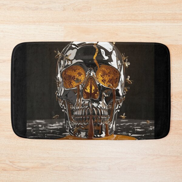 Item preview, Chrome Skull Hive - Golden Swarm designed and sold by THEARTCURATİON .