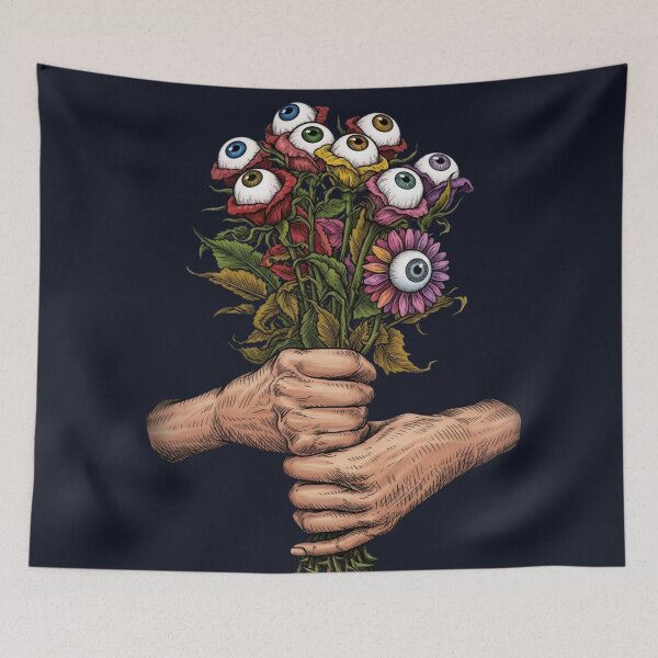 Item preview, Staring Roses: Surrealist Hand Study designed and sold by QuietLines17.