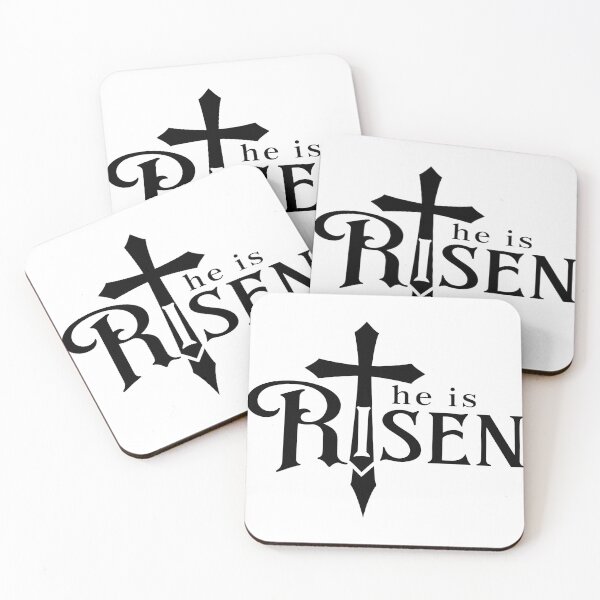 Item preview, He Is Risen Cross Easter Christian Tee designed and sold by OlyvieArt.