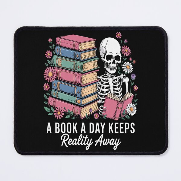 Item preview, Escape A Book A Day Keeps Reality Away designed and sold by HaiharryCartoon.