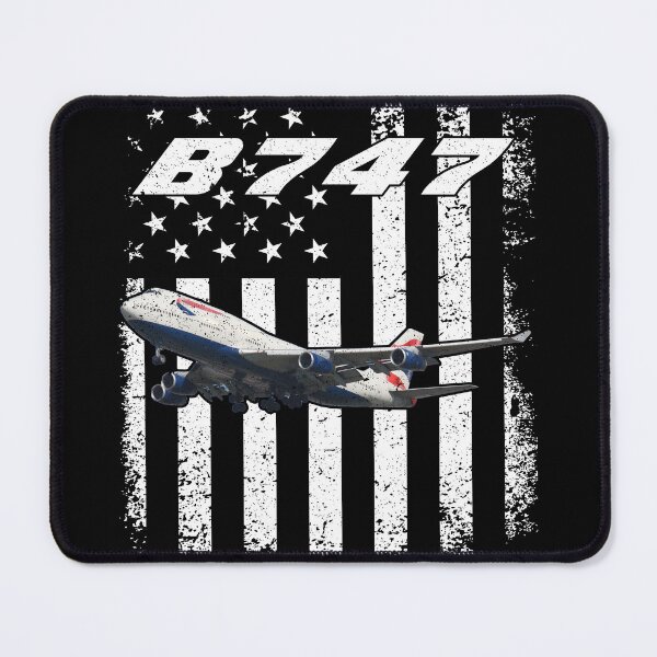 Item preview, B747 Patriotic Jumbo Jet Shirt designed and sold by Emberglowo.