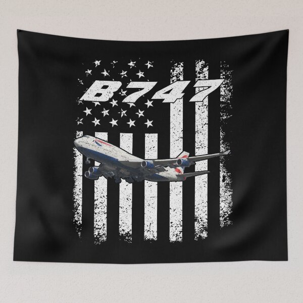Item preview, B747 Patriotic Jumbo Jet Shirt designed and sold by Emberglowo.