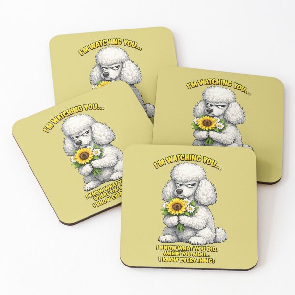 Item preview, Suspicious Dog with sunflower-Funny Cute meme Dog Design designed and sold by Silver  Stone.