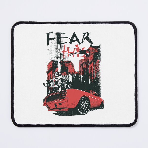 Item preview, Fear This – Red Sports Car Urban Street Grunge Design designed and sold by sifashion26.