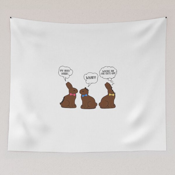 Item preview, Funny My Butt Hurts Chocolate Bunnies designed and sold by koffmannohe.