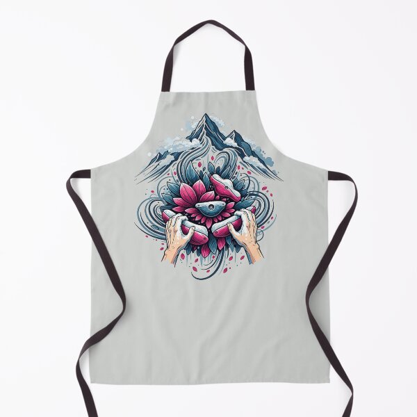 Item preview, Mountain Floral Rock Climbing Art designed and sold by SholoStudio.