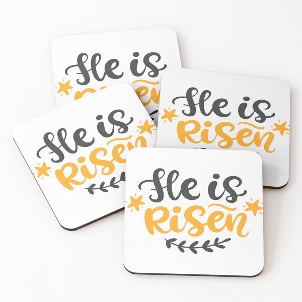 Item preview, He Is Risen Easter Celebratory Script designed and sold by OlyvieArt.