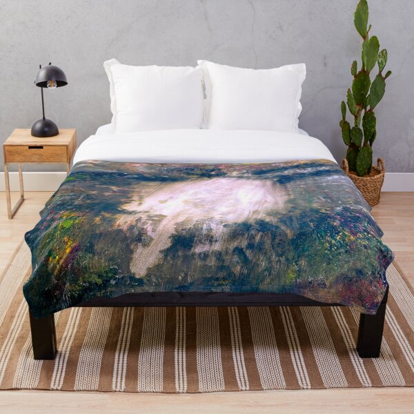 Item preview, Search for Heaven – Ethereal Waterfall Landscape Floral Spiritual Wall Art designed and sold by Colleen Ranney.