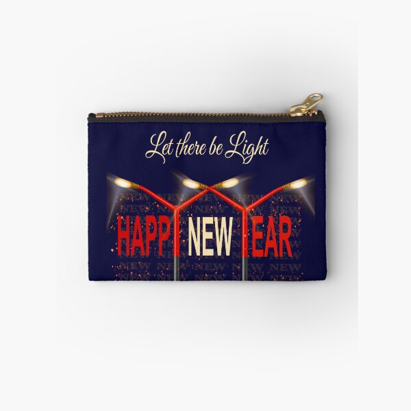 Item preview, Bold Happy New Year Street Light Design designed and sold by LeelaWorks.org.