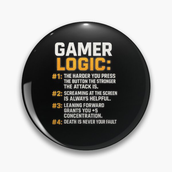 Item preview, Gamer Logic Funny Gaming Rules Humor designed and sold by FGTV2021.