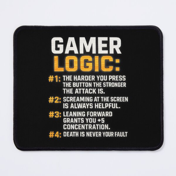 Item preview, Gamer Logic Funny Gaming Rules Humor designed and sold by FGTV2021.