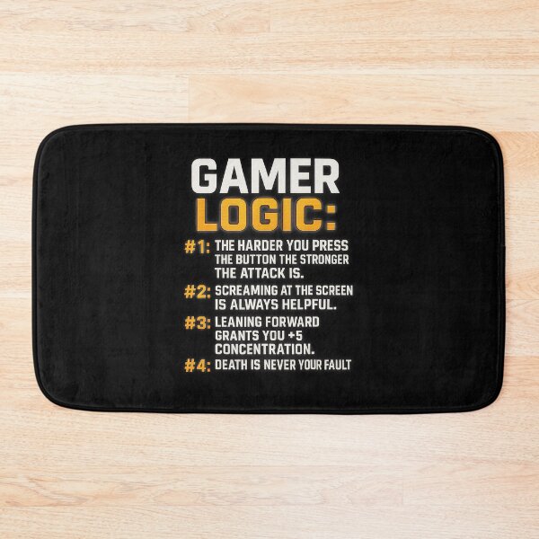 Item preview, Gamer Logic Funny Gaming Rules Humor designed and sold by FGTV2021.