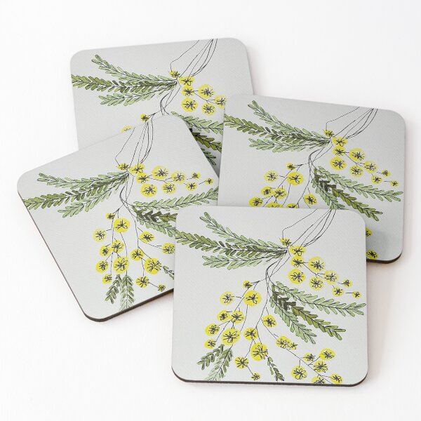 Item preview, Mimosa Spring Sprig designed and sold by lankard-gallery.